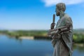 Statue of Aristotle a great greek philosopher Royalty Free Stock Photo