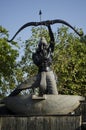 Statue of Arjuna at Chennai,Tamil Nadu,India, Asia Royalty Free Stock Photo