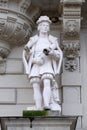 Statue of Art, allegorical representation, detail of Town Hall, Graz