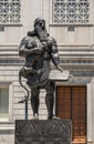Statue of Ashurbanipal closeup, San Francisco, CA, USA Royalty Free Stock Photo