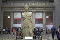 Statue of Athena Parthenos at Metrpolitan Museum of Art in NYC