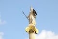 Statue of Athena in Street University, Athens