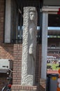 Statue Athlete And Woman Figure At Amsterdam The Netherlands 15-9-2019