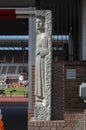 Statue Athlete And Woman Figure At Amsterdam The Netherlands 15-9-2019