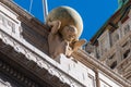 Statue of Atlas at the top of Atlas Life Building in Tulsa, OK