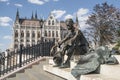 The statue of Attila JÃÂ³zsef in Budapest