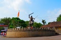 Statue of Baji Prabhu Deshpande. Panhala Fort, Kolhapur, Maharashtra Royalty Free Stock Photo