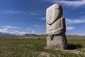 Statue Balbal Steppe Mongolia Royalty Free Stock Photo