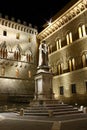 Statue of Bandini, Siena Royalty Free Stock Photo