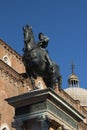 Statue of Bartolomeo Colleoni in Venice (Italy)