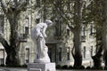 Statue of bathing woman Royalty Free Stock Photo