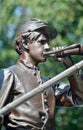 Statue at Battle field at Gettysburg Pennsylvania