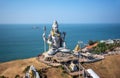 A statue of the big God Shiva Royalty Free Stock Photo