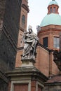 Statue of Bishop St. Petronius in Bologna