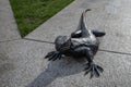 Statue Blauwe Jan Or Lizards At Amsterdam The Netherlands 16-2-2023 Royalty Free Stock Photo