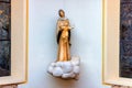 Statue of the Blessed Virgin Mary with Child Jesus in Medjugorje Royalty Free Stock Photo