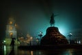 Statue of Bogdan Khemelnitskiy in Kyiv. Ukraine