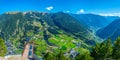 Statue of a boy at Roc del Quer viewpoint at Andorra Royalty Free Stock Photo