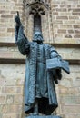 Statue in Brasov Royalty Free Stock Photo