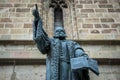 Statue in Brasov Royalty Free Stock Photo