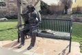 Brigham Young and his kids statue, at Mormon Pioneer Memorial, D