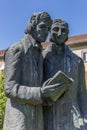 Statue of the Brothers Grimm in Kassel