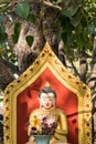 Statue of Buddha in ancient temples in Myanmar