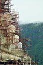 Statue of Buddha construction