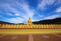 Statue of the Buddha with the disciples.