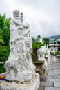 The statue of buddha ( goddess of mercy - Quan Am ) in Linh Ung Pagoda, Da Nang, Vietnam Royalty Free Stock Photo