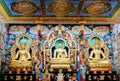statue of buddha in golden monastery