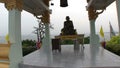 Statue of Buddha on the hill