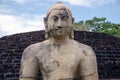 A statue of Buddha. Polonaruwa Royalty Free Stock Photo