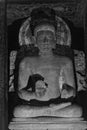 Statue of a Buddha relief carving of Ajanta cave