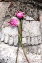 Statue of Buddha's feet
