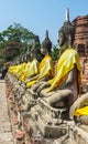 Statue of buddha at Wat Yai Chaimongkol