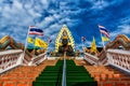 Statue buddhism place at temple in Thailand