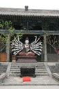 statue of a buddhist (?) divinity at the shuang lin monastery in pingyao (china)