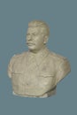 Statue, bust of dictator Stalin