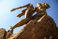 Statue called Monument of the African Renaissance located in Dakar, Senegal