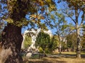 Statue Woman sitting - Mihai Eminescu Park - Arad, Romania