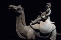 Statue of the camel rider Royalty Free Stock Photo