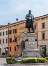 Statue of Camillo Benso Conte di Cavour in Verona, Veneto, Italy, Europe, World Heritage Site