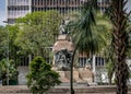 Statue of Candido Grafee and Eduardo Guinle - Santos, Sao Paulo, Brazil