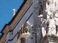 Statue of the Capitoline Wolf in Siena Royalty Free Stock Photo