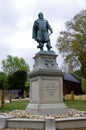 Statue of Captain John Smith Governor of Virginia 1608. Jamestown, VA, USA. April 14, 2015.