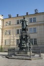 The statue of Carl IV