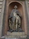 Carl Linnaeus Statue - Royal Academy, Burlington Gardens, London, UK