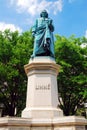 A statue of Carl Linne, University of Chicago