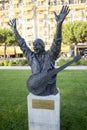 Statue of Carlos Santana in Montreux Royalty Free Stock Photo